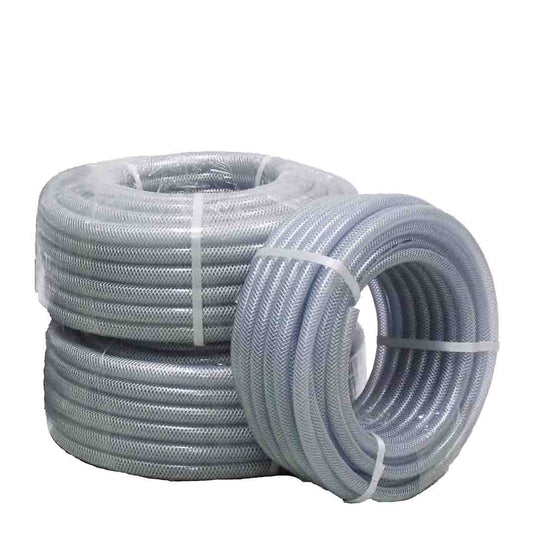 Braided Suction and Delivery Hose (1/2" - 1 1/4") Clear PVC flexible hose