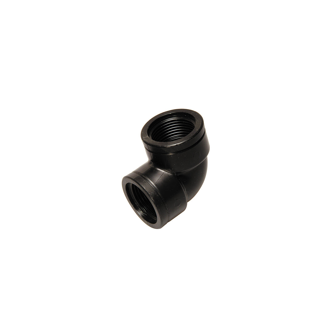 Elbow Polypropylene black (Female BSP)