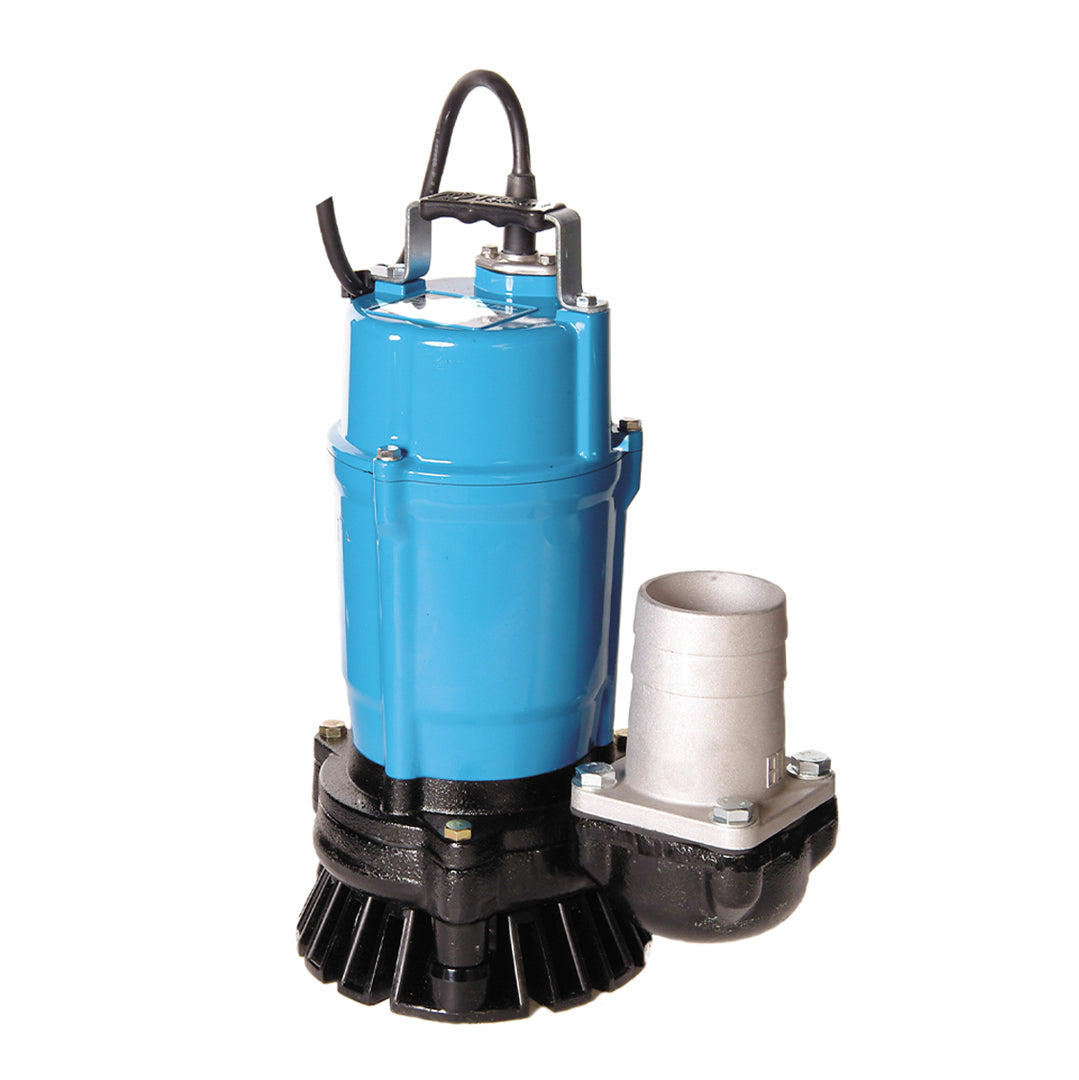 HS3.75S Single Phase Industrial Pump- Tsurumi manual Submersible pump- blue solid cast aluminium body