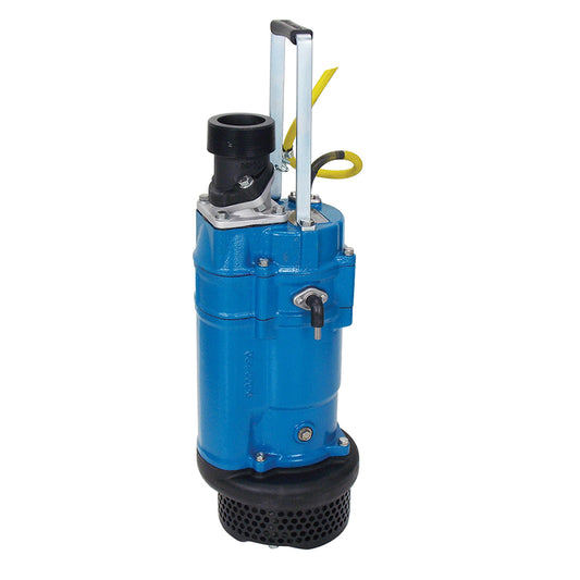 KTZE31.5 Tsurumi Automatic Heavy-Duty Drainage Sump Pump in blue