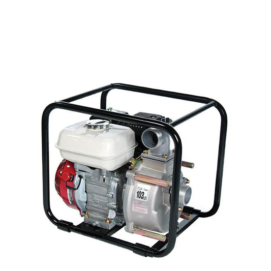 TDS50HA Tsurumi Semi Trash Pump- pump housed within protective tubular steel frame
