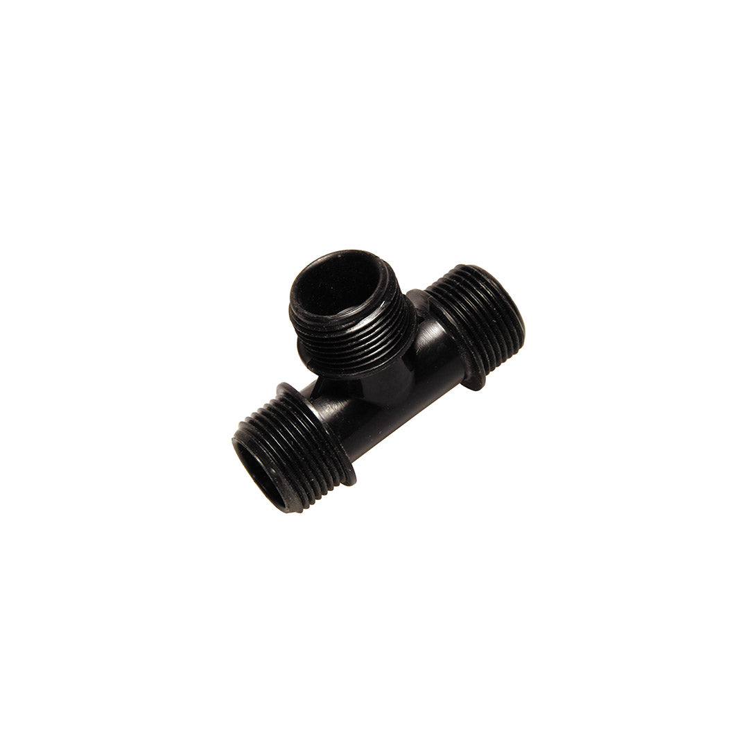 TEE - Male BSP - Polypropylene (black)