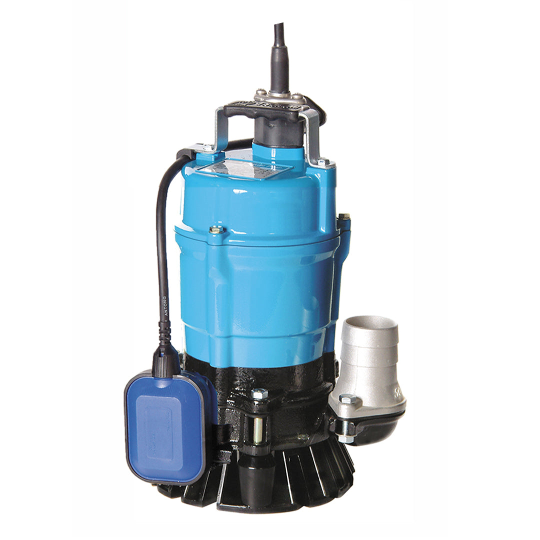 HS2.4S Automatic Single Phase Industrial Pump- Tsurumi Submersible pump- blue solid cast aluminium body