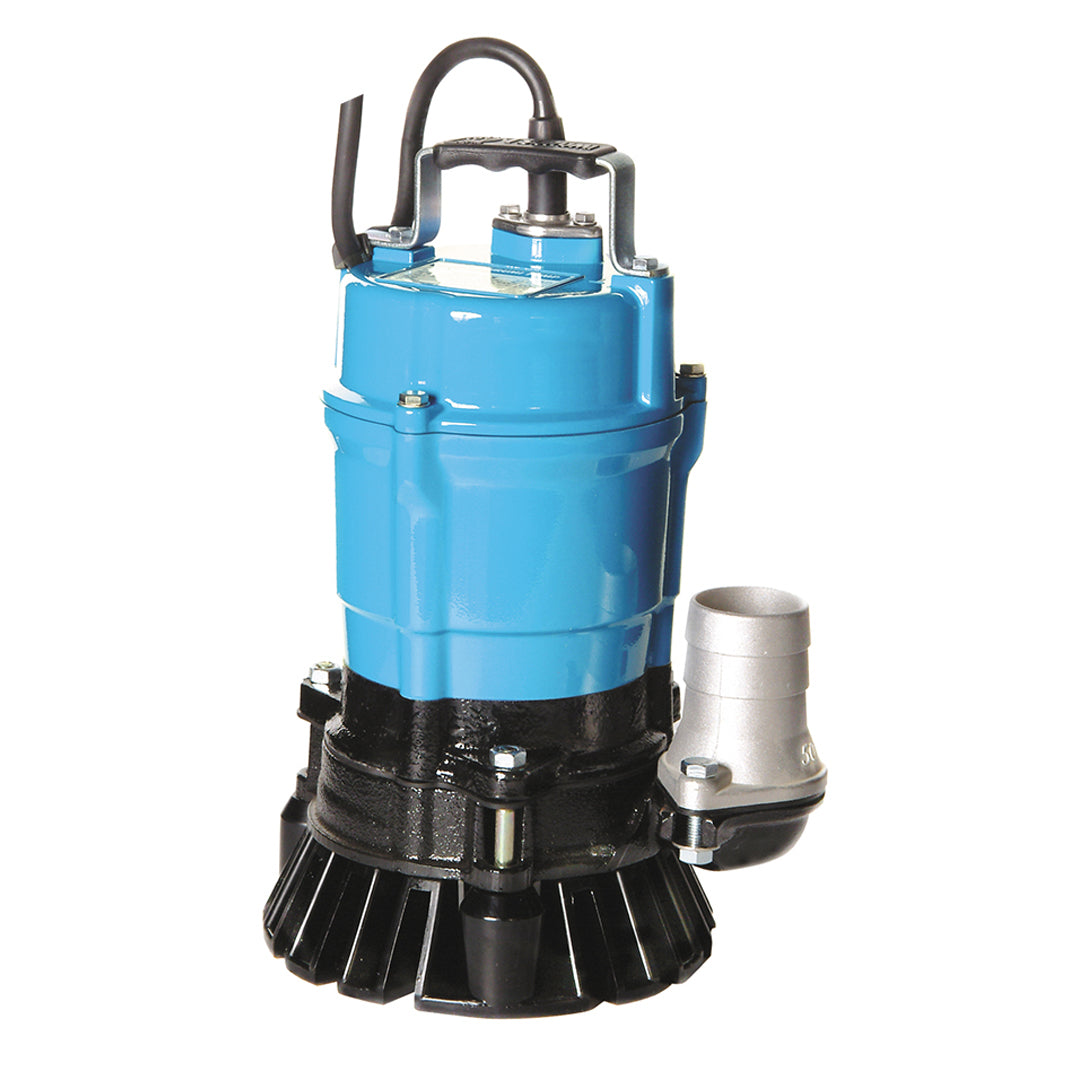 HS2.4S Single Phase Industrial Pump- Tsurumi manual Submersible pump- blue solid cast aluminium body