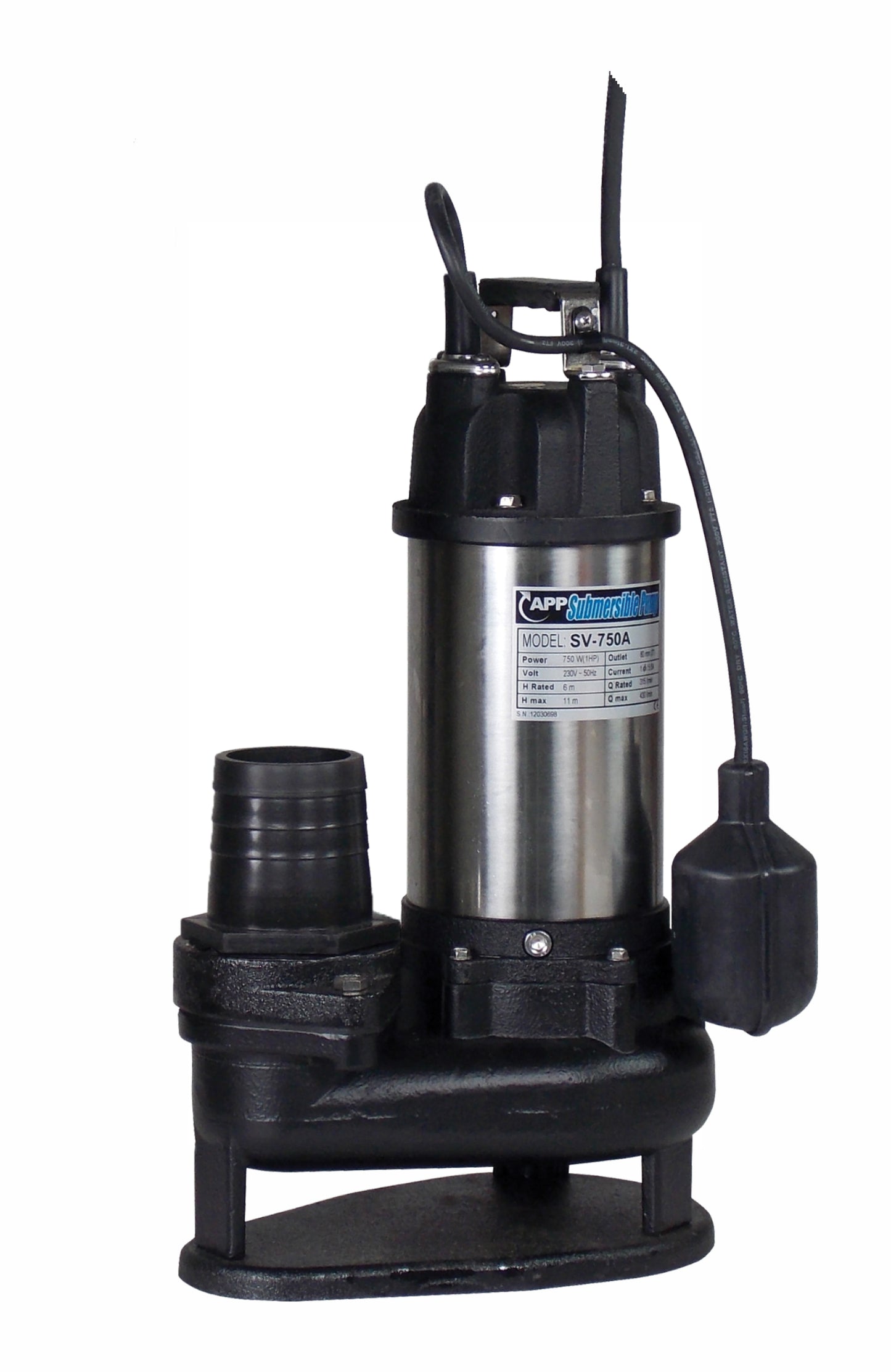 SV-750A Automatic Portable Submersible Pump