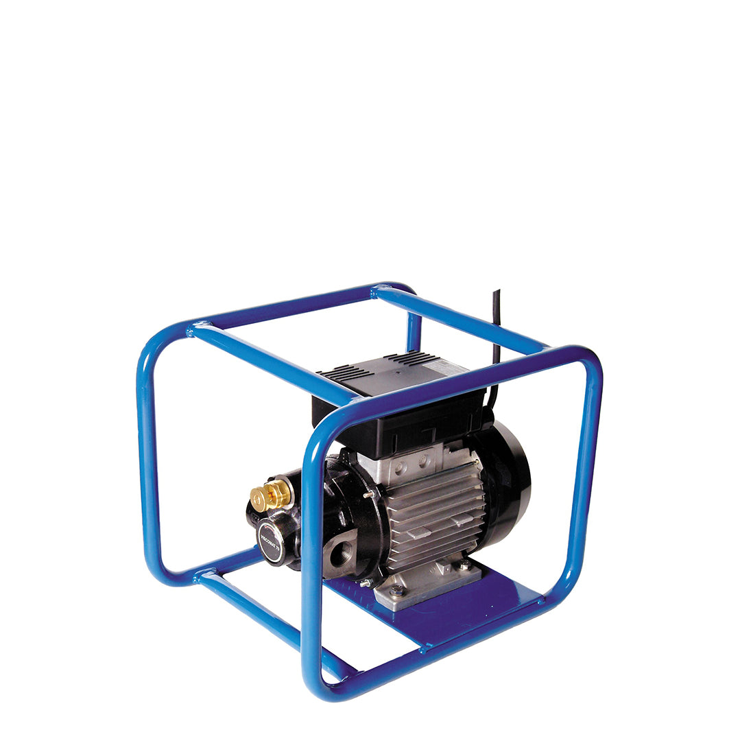 Viscomat Self Priming Rotary Pump - in blue tubular protective frame
